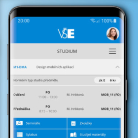InSIS je dostupný přes mobilní aplikaci Moje studium